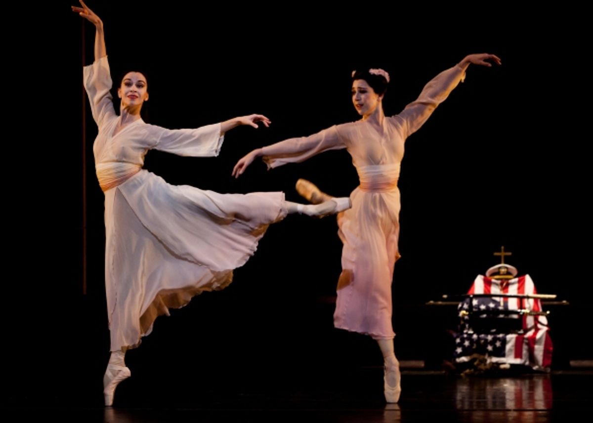  Ballet: MADAME BUTTERFLY. Choreographer: Stanton Welch. Dancers: Amy Fote and Jessica Collado. at 