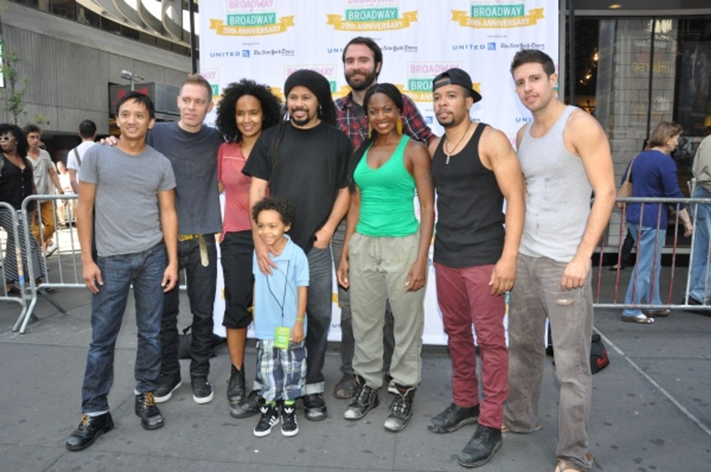 Photo Coverage: The Casts of BROADWAY ON BROADWAY - ANNIE, MOTOWN, SCANDALOUS, BARE and More!  Image