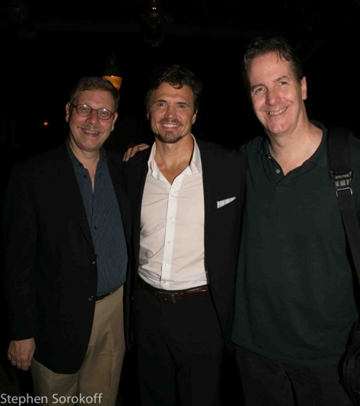  Director Barry Kleinbort, Brent Barrett Music Director CHristopher Denny at 