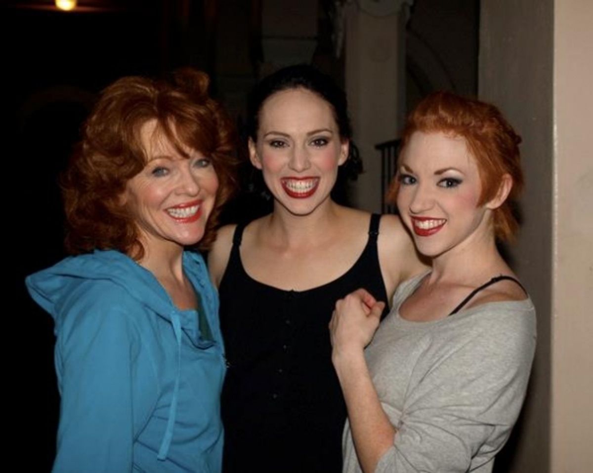 Cynthia Ferrer, Gail Bennett and Adrianna Lyons at 