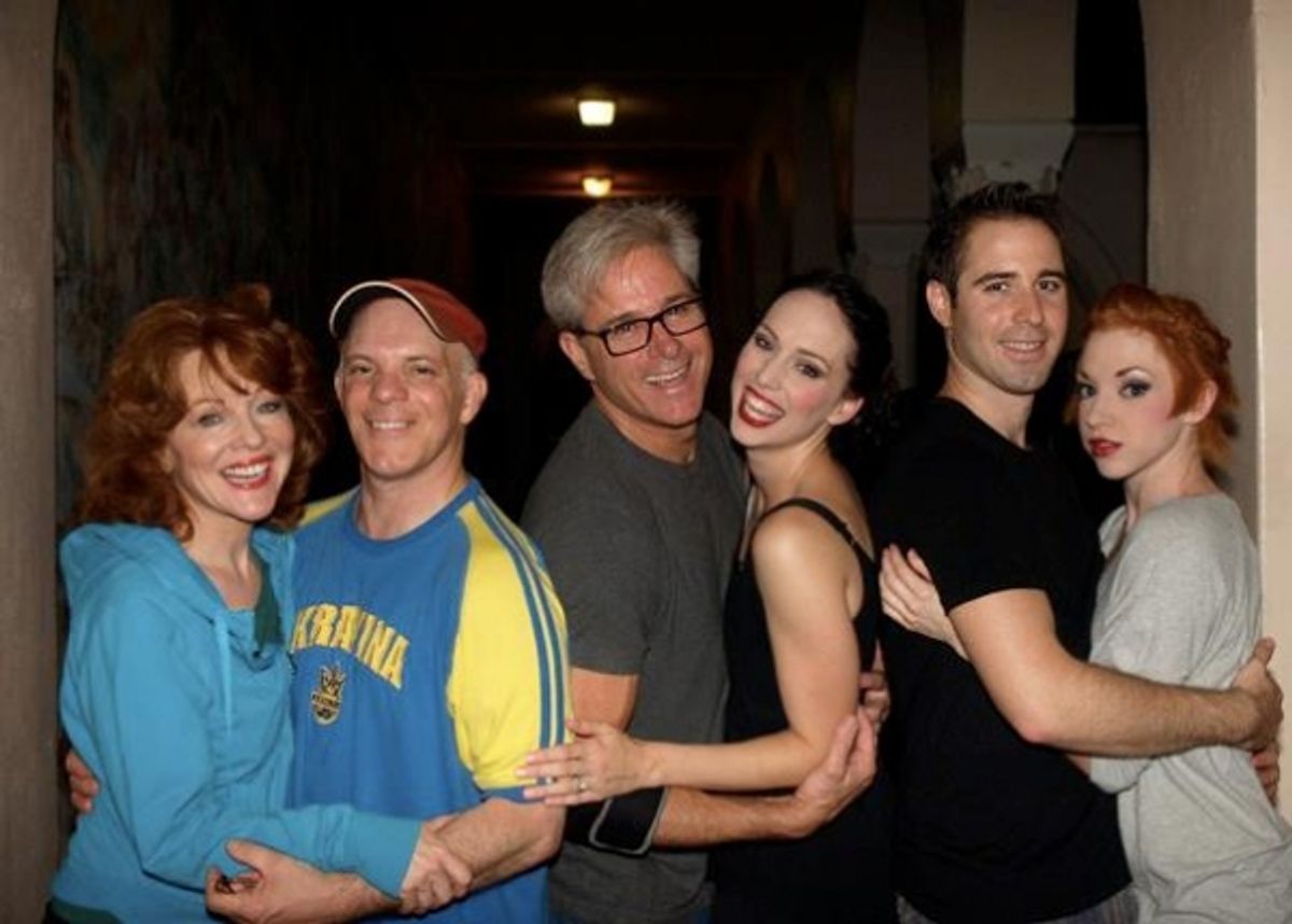  Cynthia Ferrer, Eddie Korbich, David Engel, Gail Bennett, James Blashaw and Adrianna Lyons at 