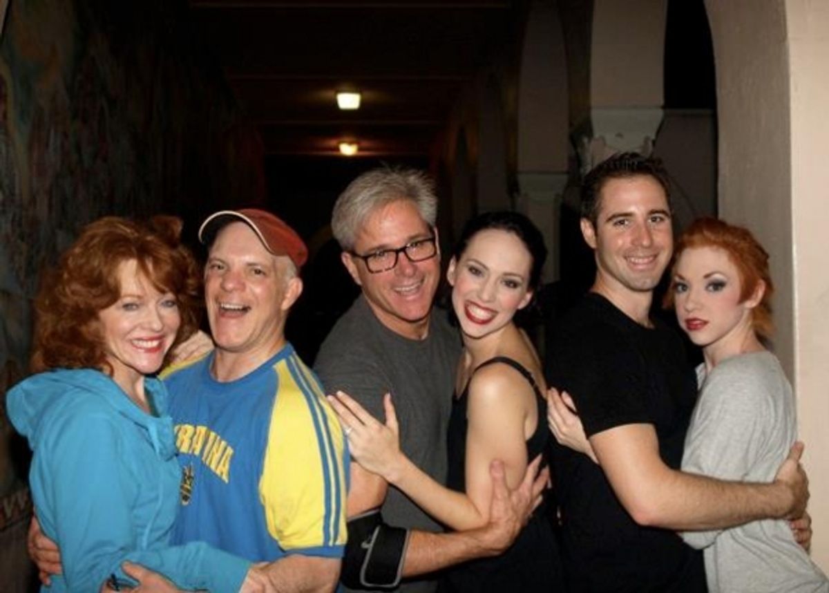  Cynthia Ferrer, Eddie Korbich, David Engel, Gail Bennett, James Blashaw and Adrianna Lyons at 