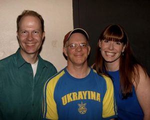 Daniel Thomas, Eddie Korbich and Kami Seymour Photo