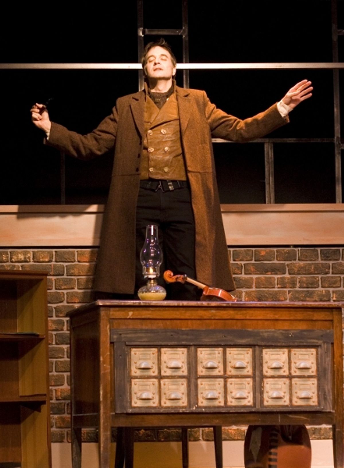 Chip Simmons as Sherlock Holmes at 