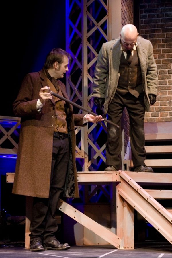  Chip Simmons as Sherlock Holmes and Brad Zimmerman as Sid Prince Photo