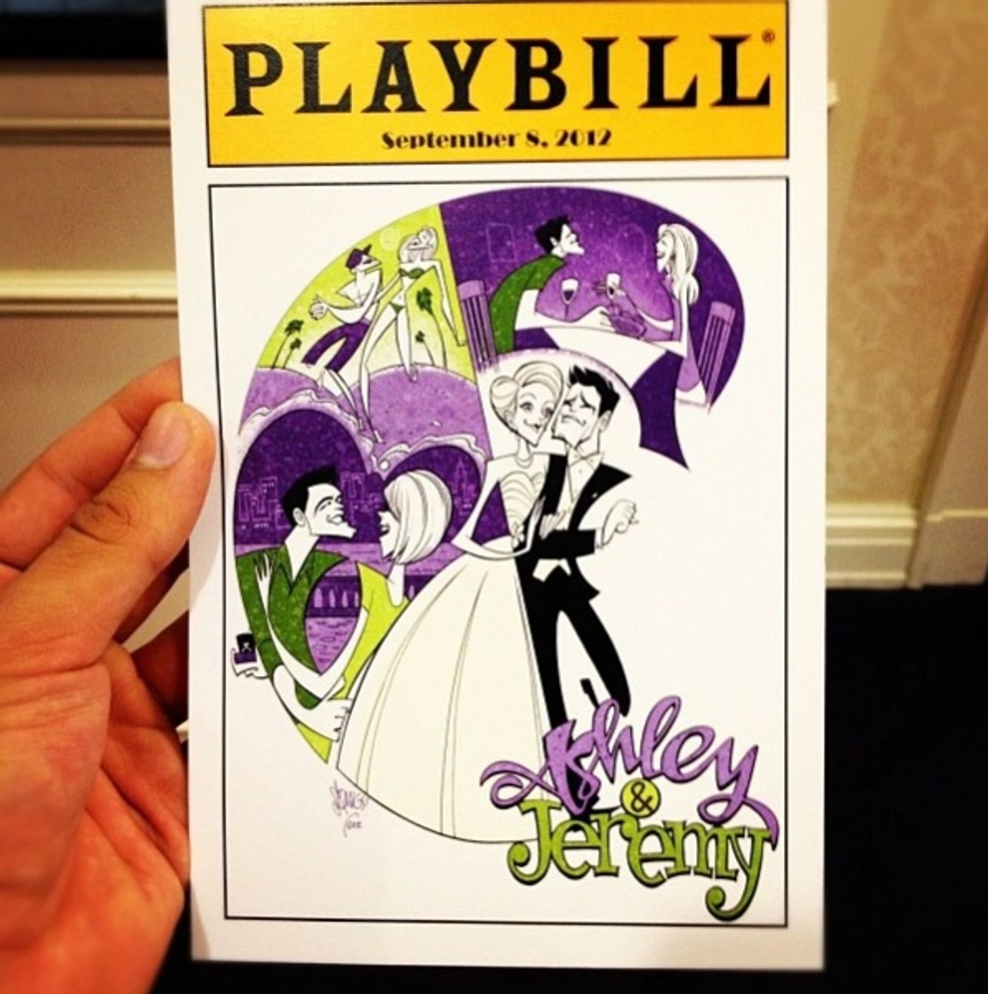 Photo Flash: Jeremy Jordan and Ashley Spencer Tie the Knot! Photo Flash: Jeremy Jordan and Ashley Spencer Tie the Knot! Image