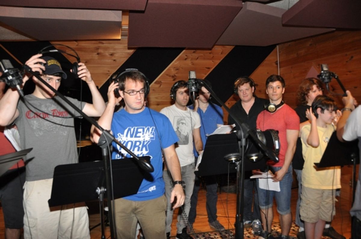 Ben Frankhauser, Evan Kasprzak, Michael Fatica, Garett Hawe, Mark Aldrich, Thayne Jasperson and Marthew Schechter at 