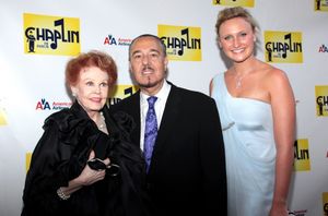 Arlene Dahl, Marc Rosen, and guest @ BroadwayWorld Arlene Dahl, Marc Rosen, and guest Photo
