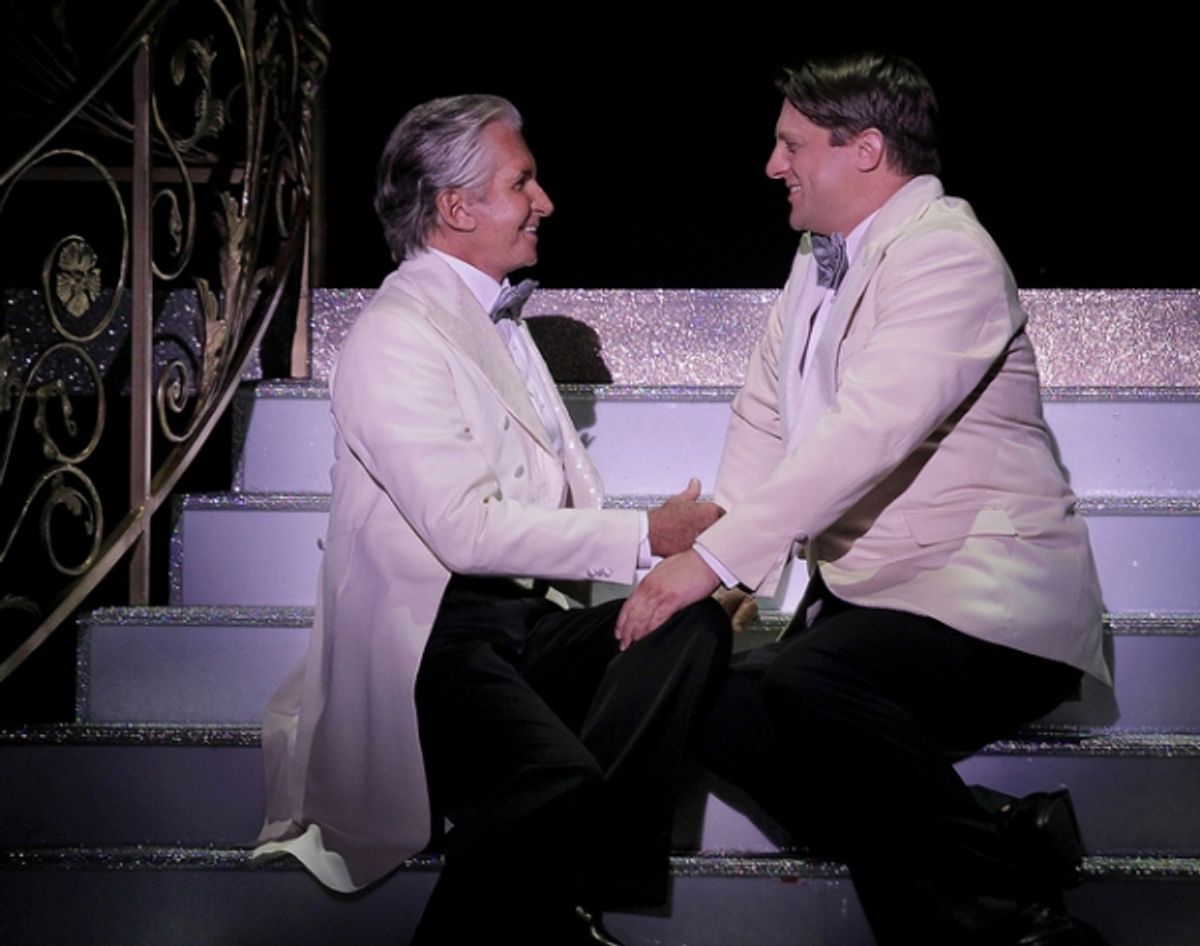George Hamilton and Christopher Sieber at 