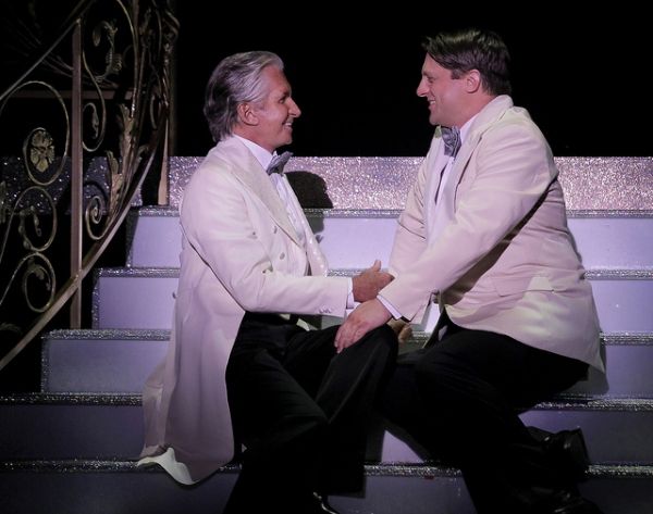 George Hamilton and Christopher Sieber Photo