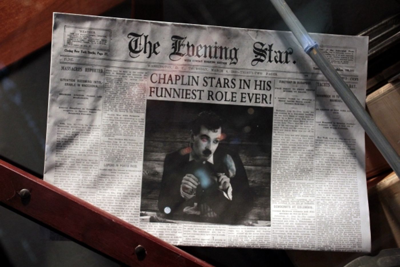 Photo Coverage: CHAPLIN's Macy's Window Display!  Image