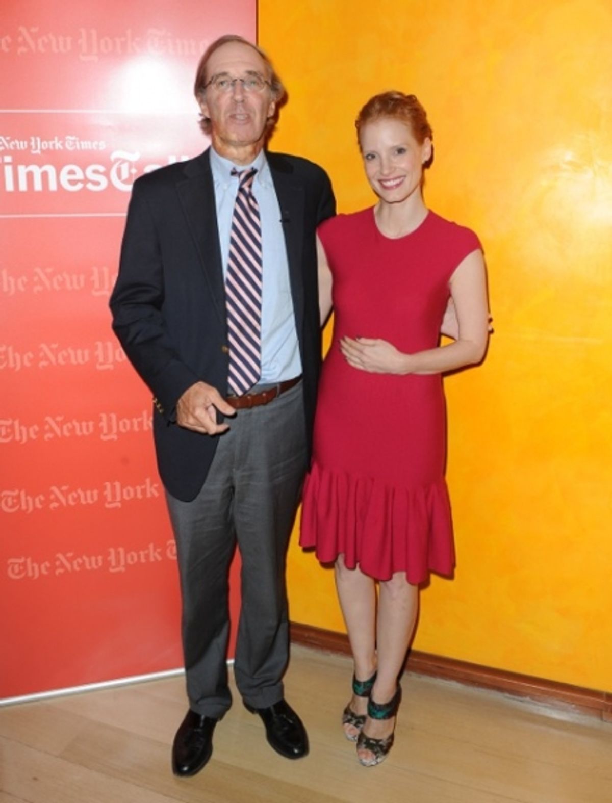 Charles McGrath and Jessica Chastain at 