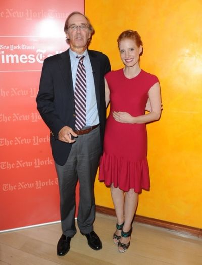 Charles McGrath and Jessica Chastain Photo