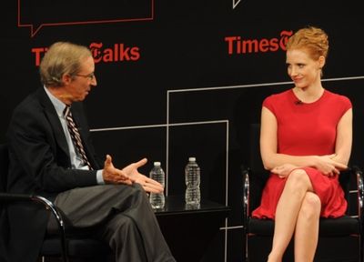 Charles McGrath and Jessica Chastain Photo