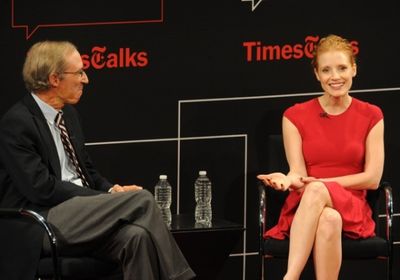 Charles McGrath and Jessica Chastain Photo
