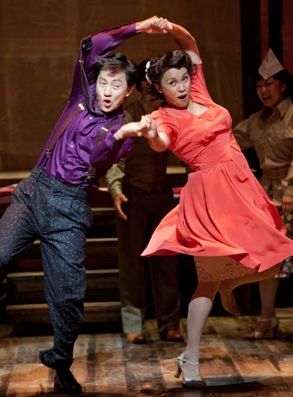  Michael K. Lee as Frankie Suzuki and Lea Salonga as Kei Kimura in the World Premiere Photo