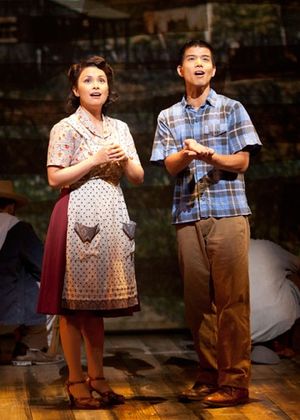  Lea Salonga as Kei Kimura and Telly Leung as Sammy Kimura in the World Premiere of A Photo