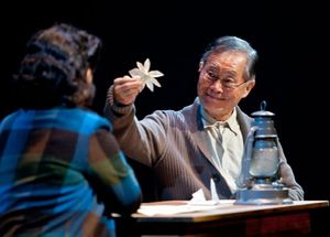 George Takei as Ojii-san in the World Premiere of Allegiance - A New American Musical, with music and lyrics by Jay Kuo and book by Marc Acito, Kuo and Lorenzo Thione, directed by Stafford Arima, Sept. 7 - Oct. 21, 2012 at The Old Globe. Photo by Henry Di @ BroadwayWorld George Takei as Ojii-san in the World Premiere of Allegiance - A New American Musical Photo