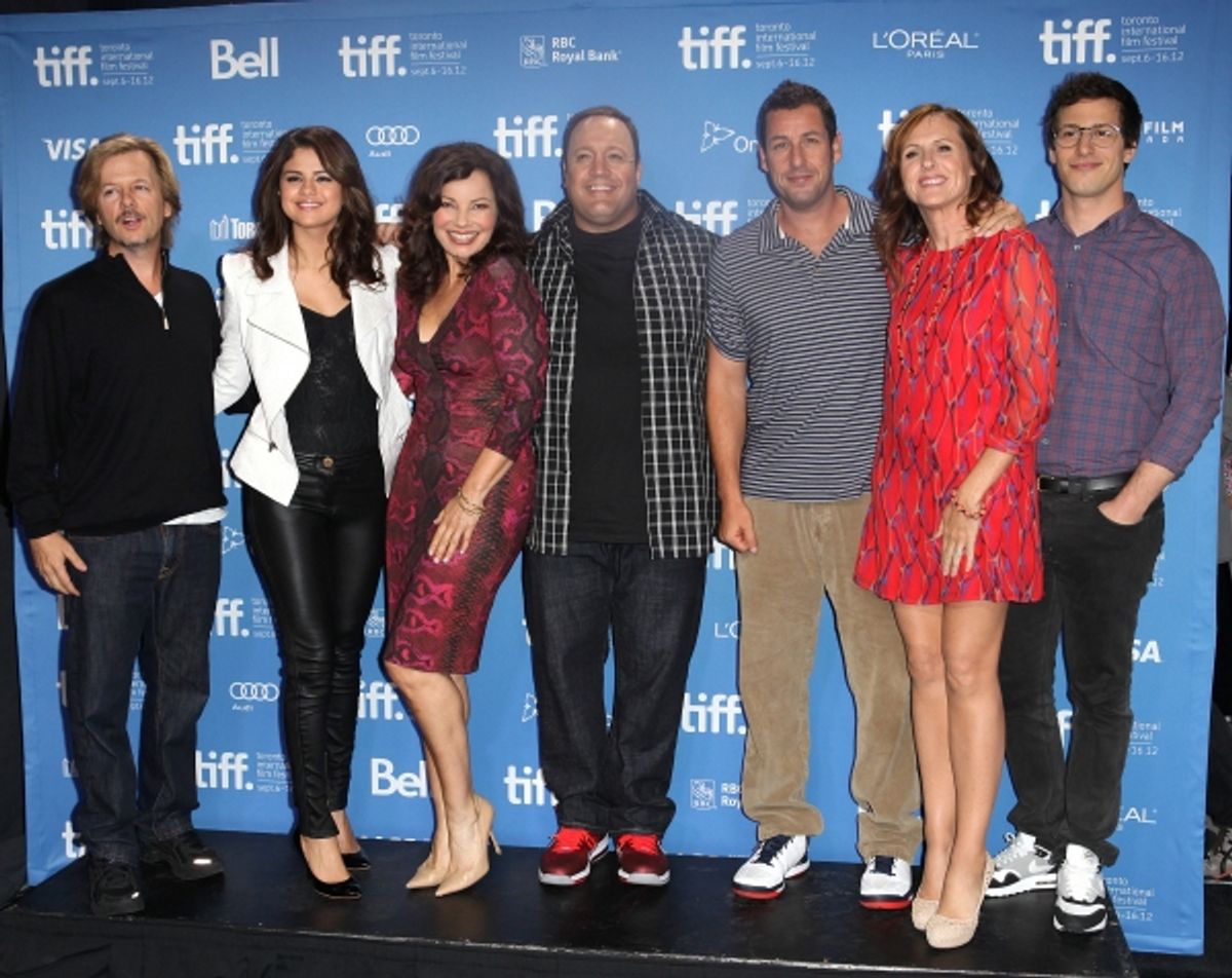  David Spade, Selena Gomez, Fran Drescher, Kevin James, Adam Sandler, Molly Shannon, & Andy Samberg at 
