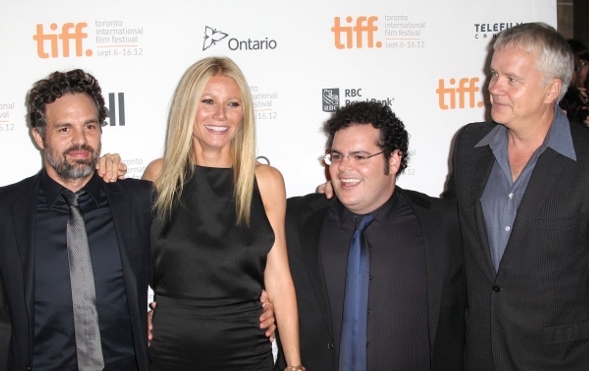  Mark Ruffalo, Gwyneth Paltrow, Josh Gad, Patrick Fugit and Tim Robbins at 