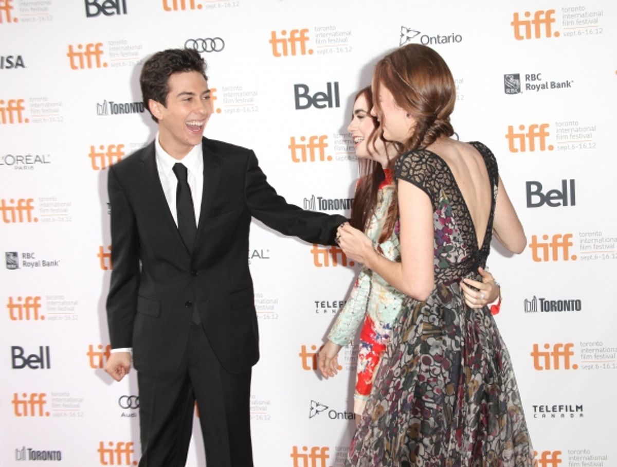  Nat Wolff, Lily Collins & Liana Liberato at 