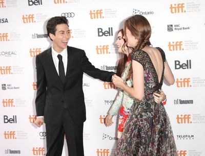  Nat Wolff, Lily Collins & Liana Liberato Photo