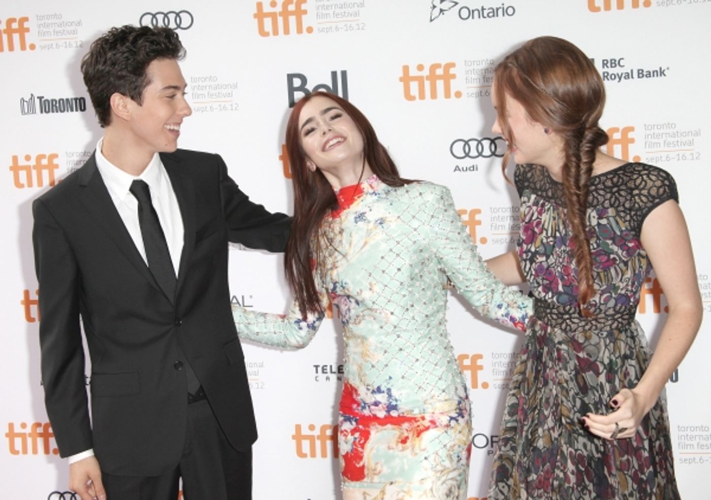 Photo Coverage: Greg Kinnear, Lily Collins on WRITERS Red Carpet at TIFF Image