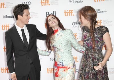 Nat Wolff, Lily Collins & Liana Liberato Photo