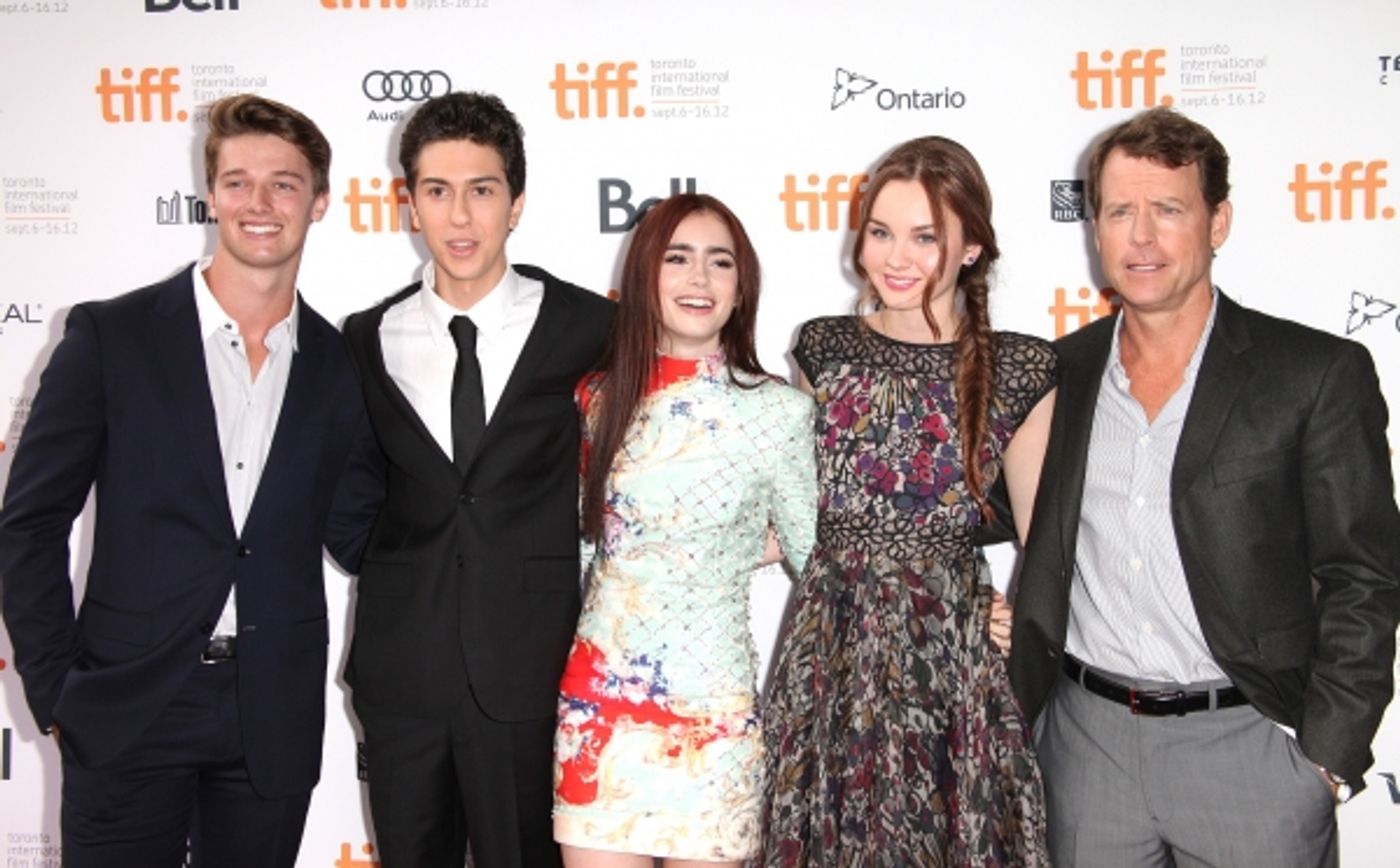 Photo Coverage: Greg Kinnear, Lily Collins on WRITERS Red Carpet at TIFF Image
