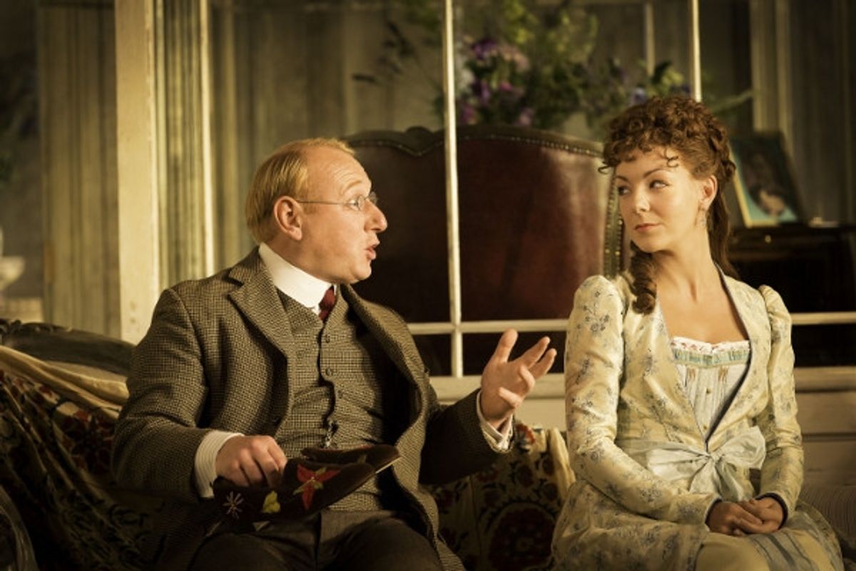 Adrian Scarborough and Sheridan Smith at 