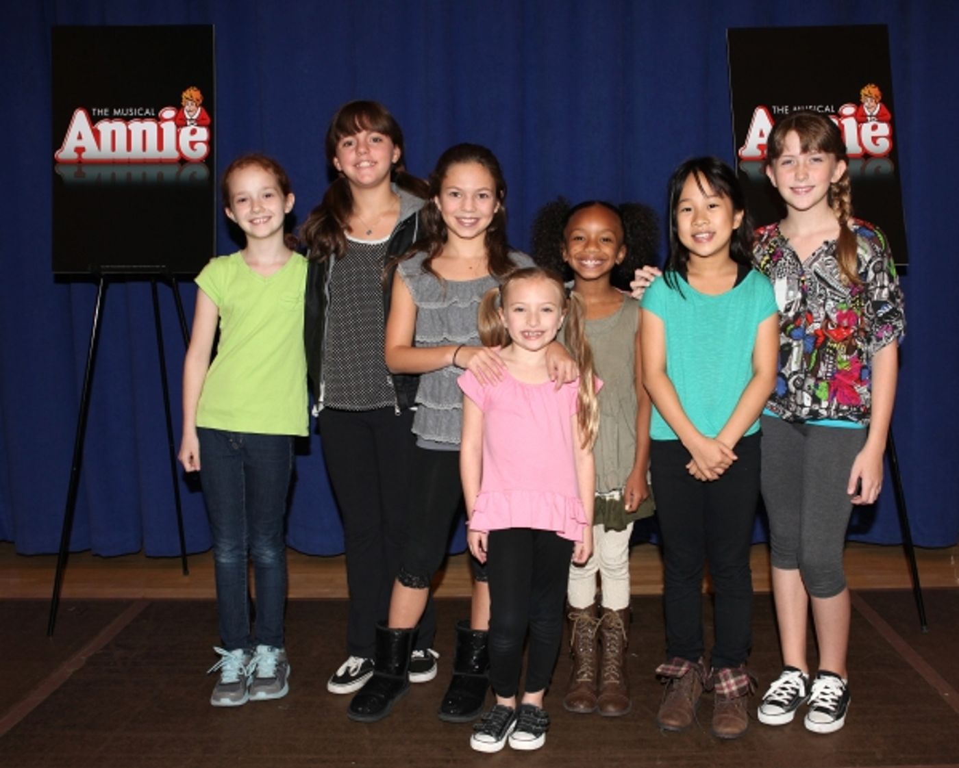 Photo Coverage: Cast of Broadway-Bound ANNIE Meets the Press! Image