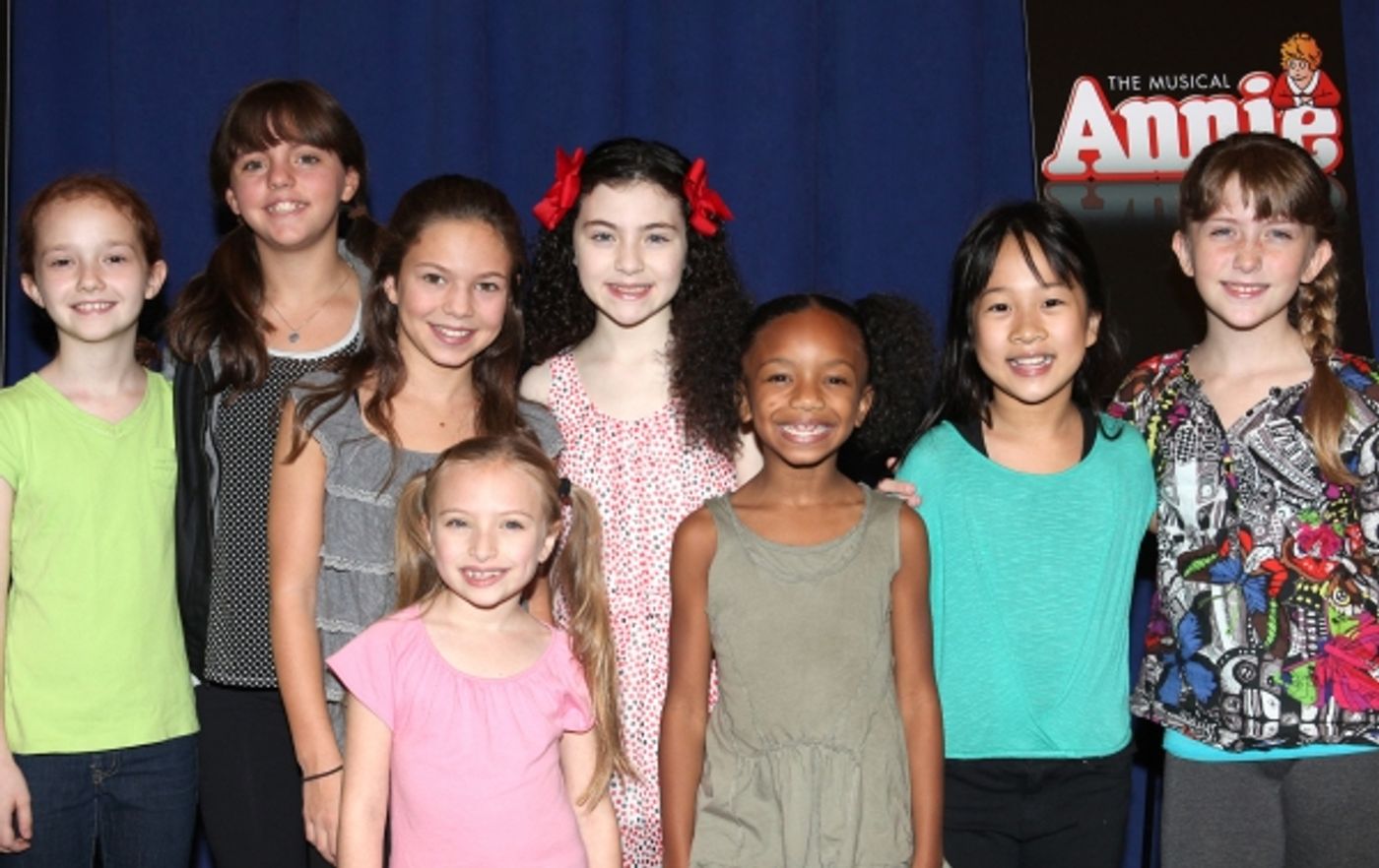 Photo Coverage: Cast of Broadway-Bound ANNIE Meets the Press! Image
