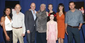 J. Elaine Marcos, Charles Strouse, Anthony Warlow, Martin Charnin, Katie Finneran, Lilla Crawford, Brynn O'Malley and Clarke Thorell @ BroadwayWorld J. Elaine Marcos, Charles Strouse, Anthony Warlow, Martin Charnin, Katie Finneran, Li Photo
