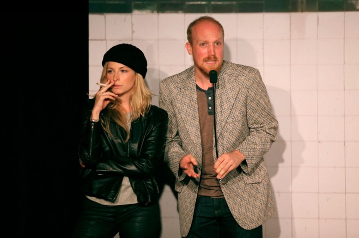 Margaret Copeland and Kevin James Doyle at New Production Shots from HOW TO BE A NEW YORKER Off-Broadway