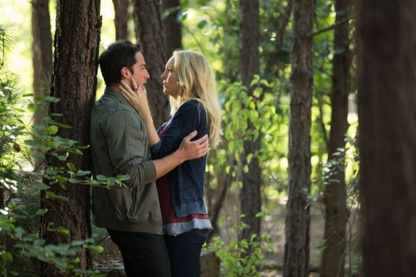  LtoR: Michael Trevino as Tyler/Klaus and Candice Accola as Caroline Photo