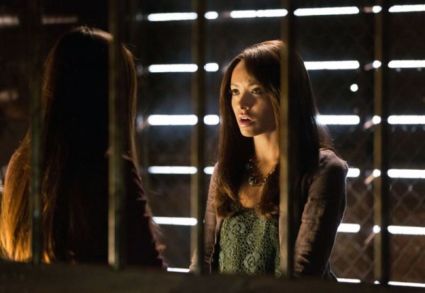  Nina Dobrev as Elena and Kat Graham as Bonnie Photo