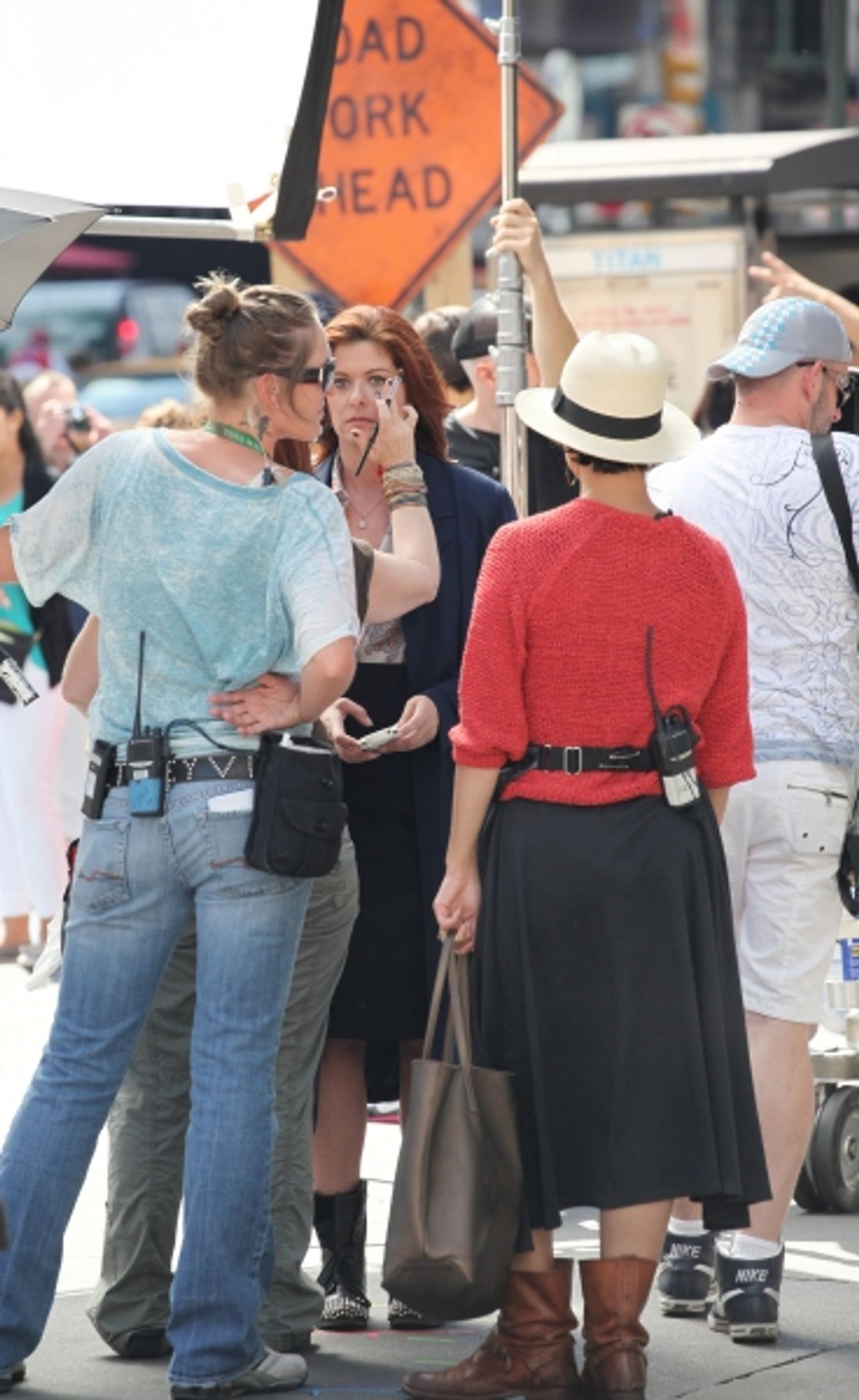 Photo Coverage Exclusive: On the Set of SMASH with Debra Messing, Christian Borle and More! Image