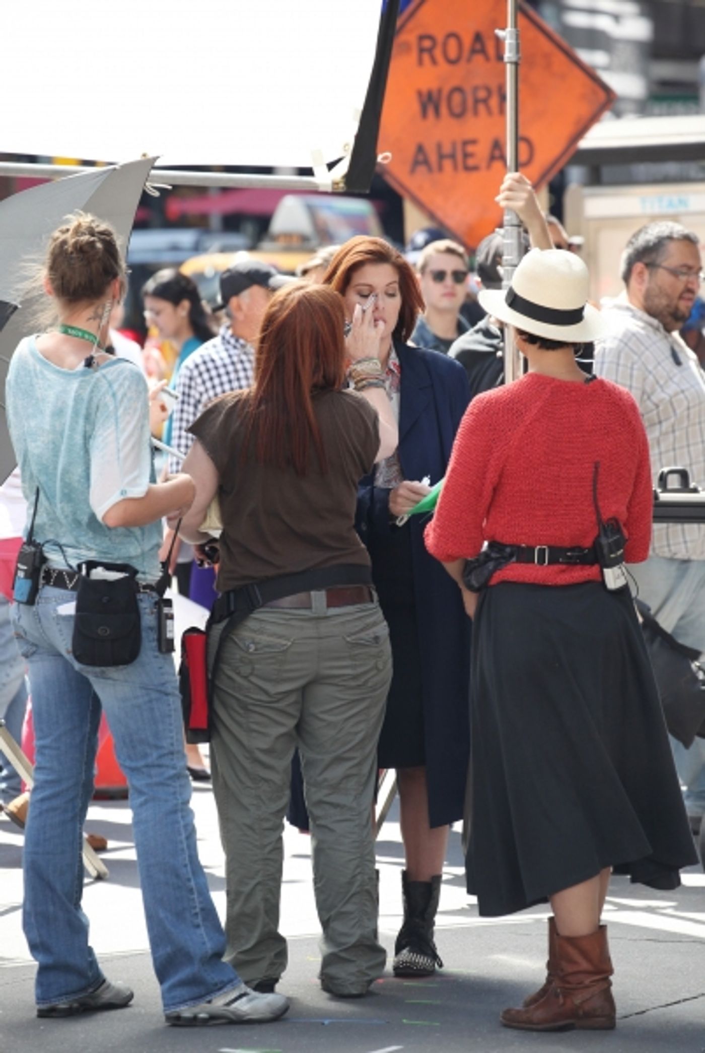 Photo Coverage Exclusive: On the Set of SMASH with Debra Messing, Christian Borle and More! Image