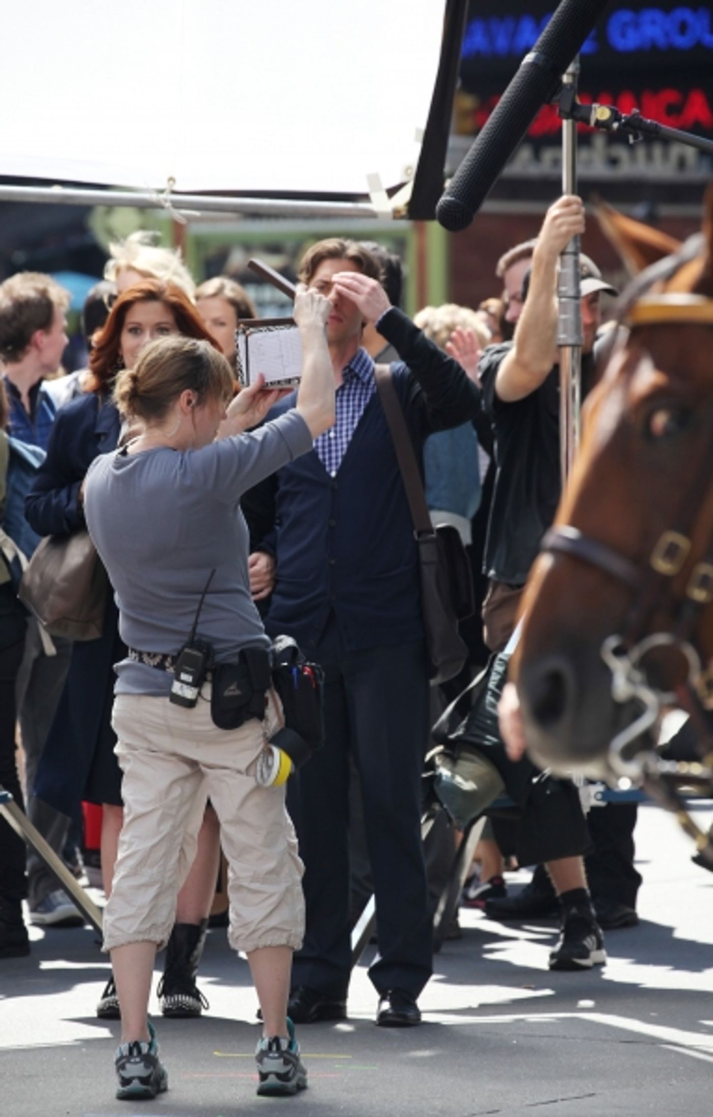 Photo Coverage Exclusive: On the Set of SMASH with Debra Messing, Christian Borle and More! Image