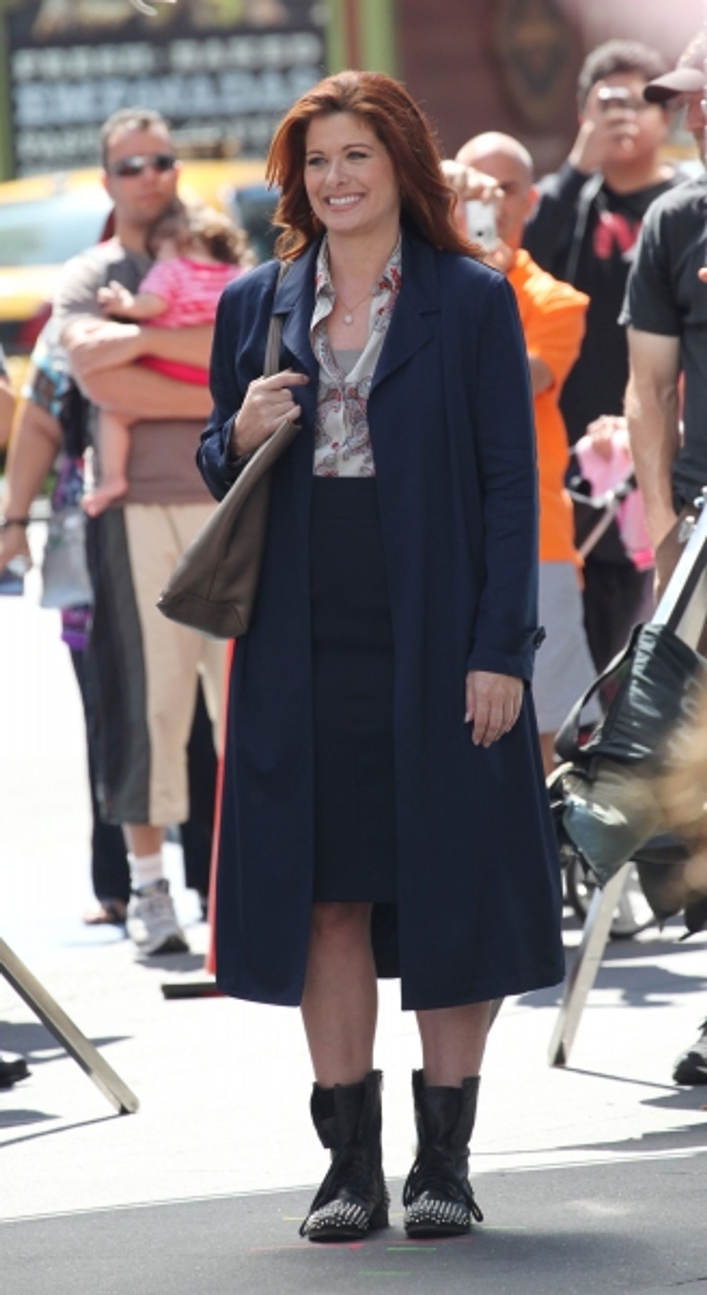 Photo Coverage Exclusive: On the Set of SMASH with Debra Messing, Christian Borle and More! Image