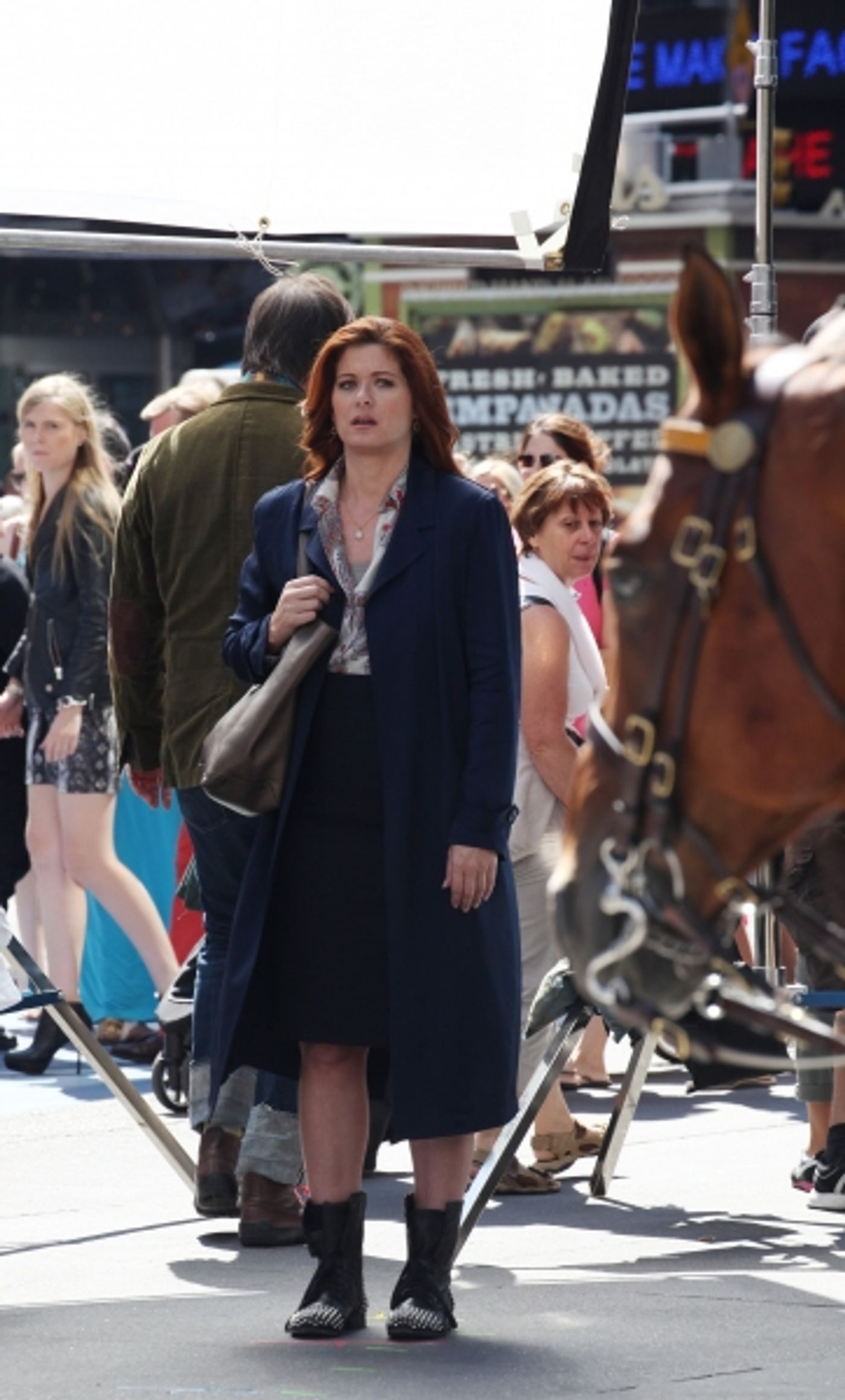 Photo Coverage Exclusive: On the Set of SMASH with Debra Messing, Christian Borle and More! Image