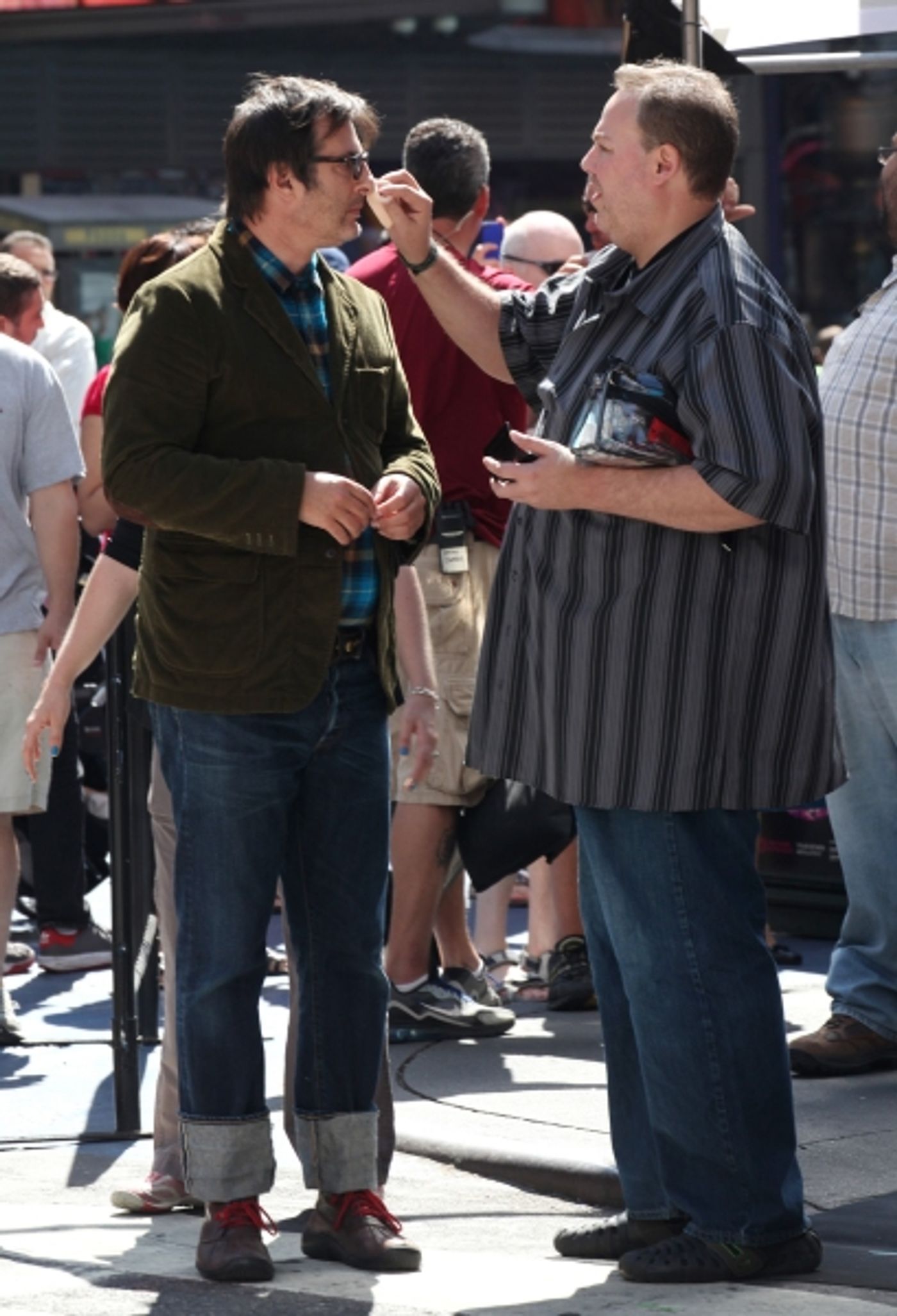 Photo Coverage Exclusive: On the Set of SMASH with Debra Messing, Christian Borle and More! Image
