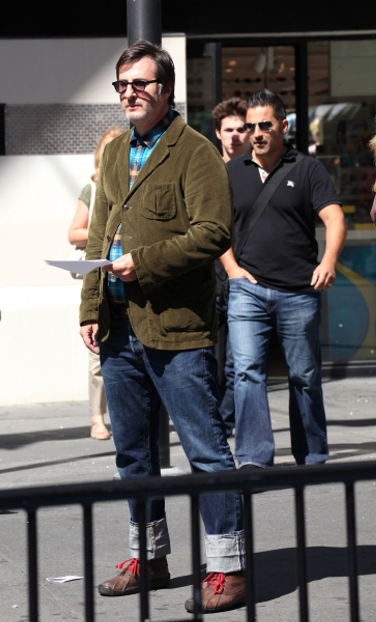 Jon Robin Baitz at Photo Coverage Exclusive: On the Set of SMASH with Debra Messing, Christian Borle and More!