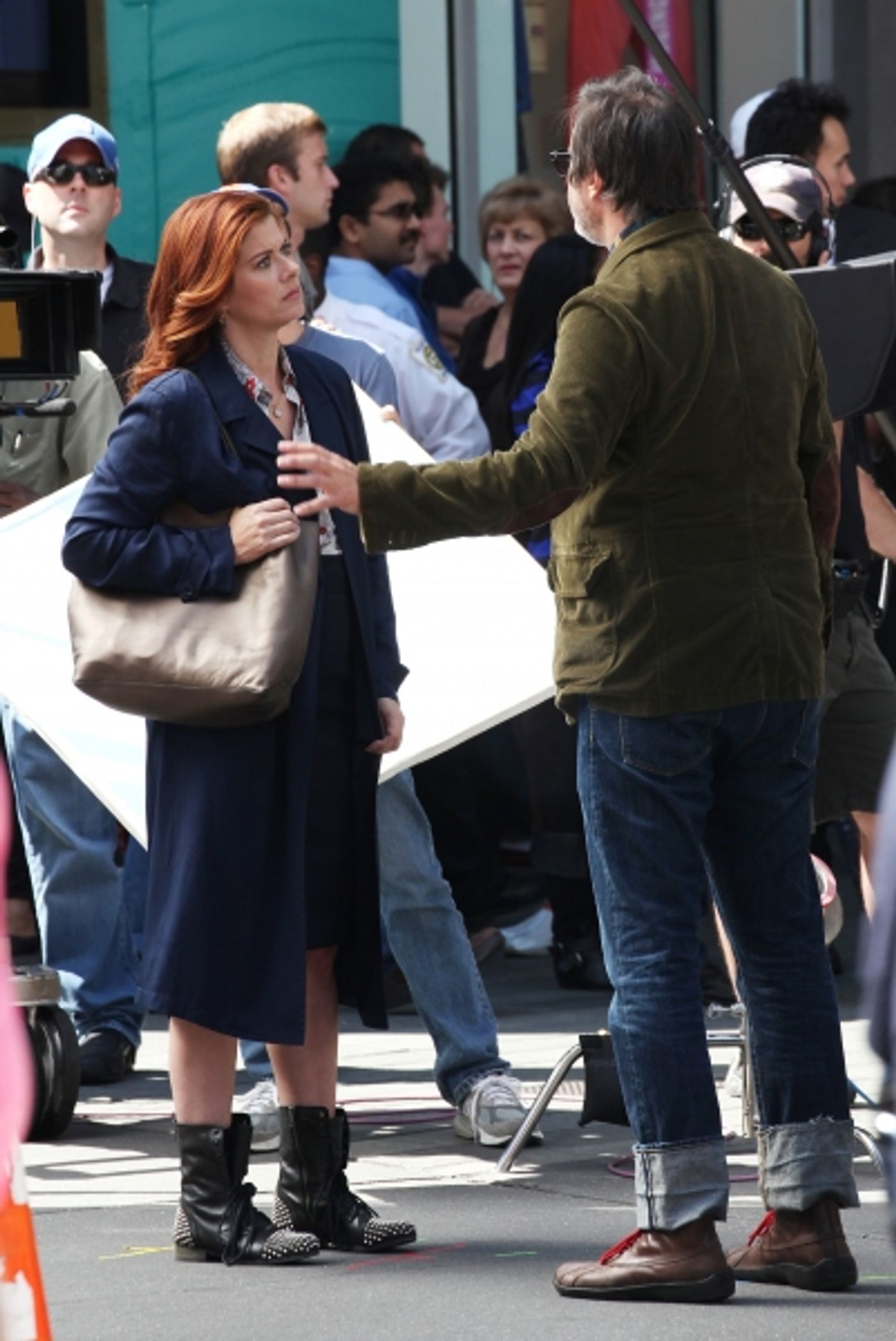 Photo Coverage Exclusive: On the Set of SMASH with Debra Messing, Christian Borle and More! Image
