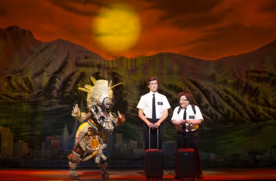 Phyre Hawkins, Gavin Creel and Jared Gertner Photo