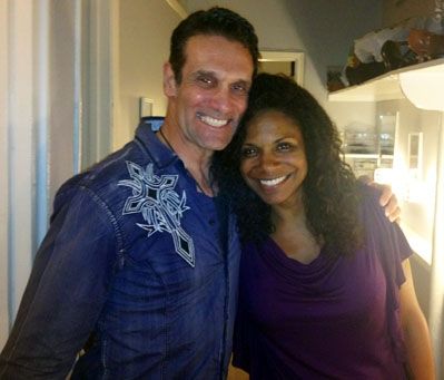 Photo Flash: Anthony Crivello Visits Audra McDonald in PORGY AND BESS  Image