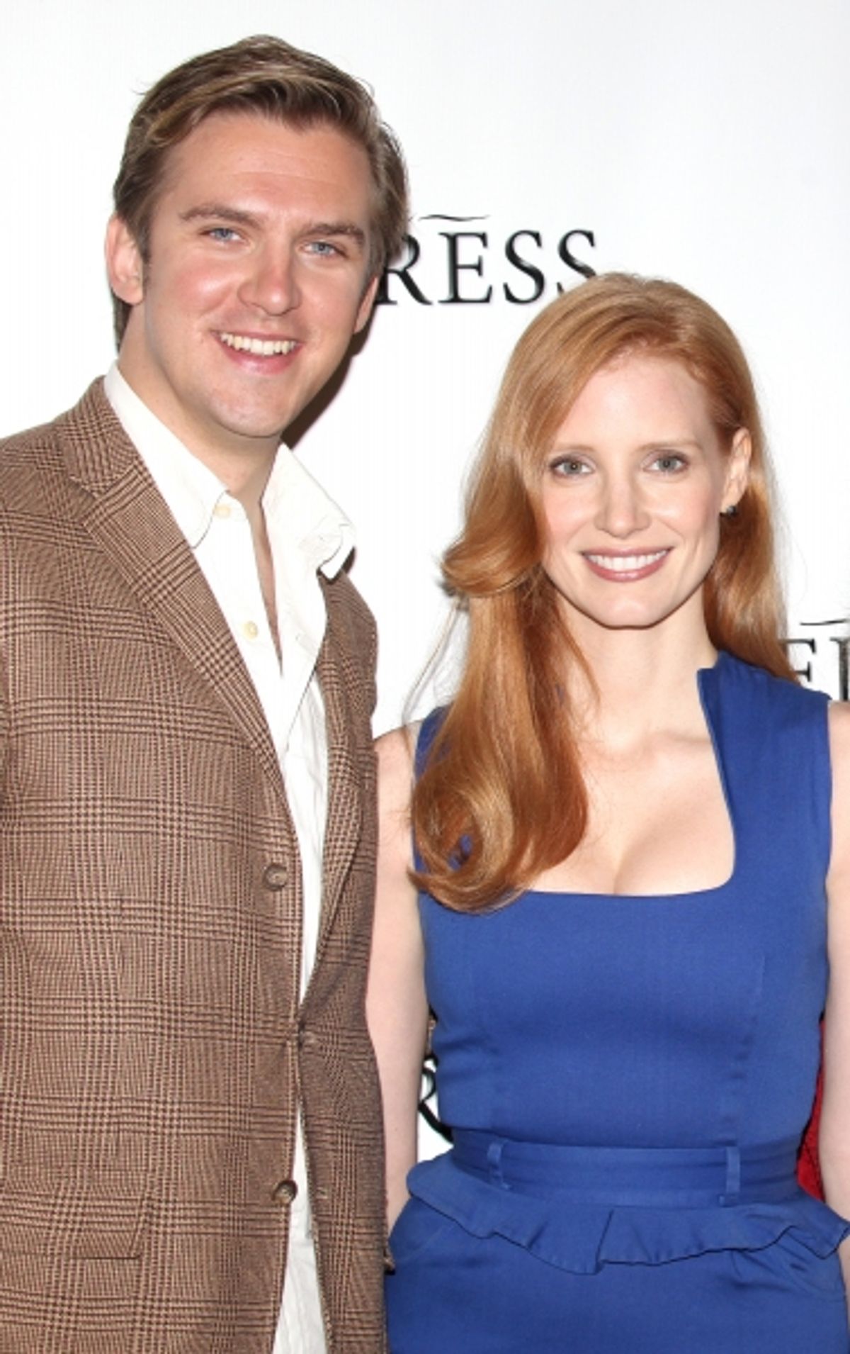 Dan Stevens & Jessica Chastain at 