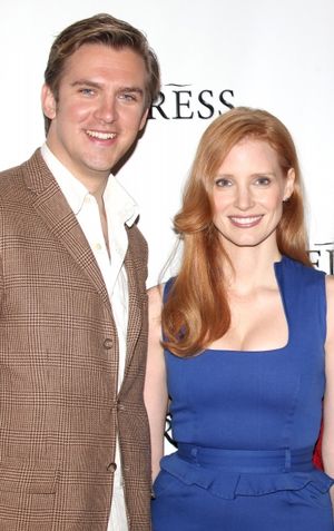 Dan Stevens & Jessica Chastain @ BroadwayWorld Dan Stevens & Jessica Chastain Photo