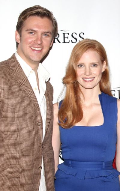 Dan Stevens & Jessica Chastain Photo