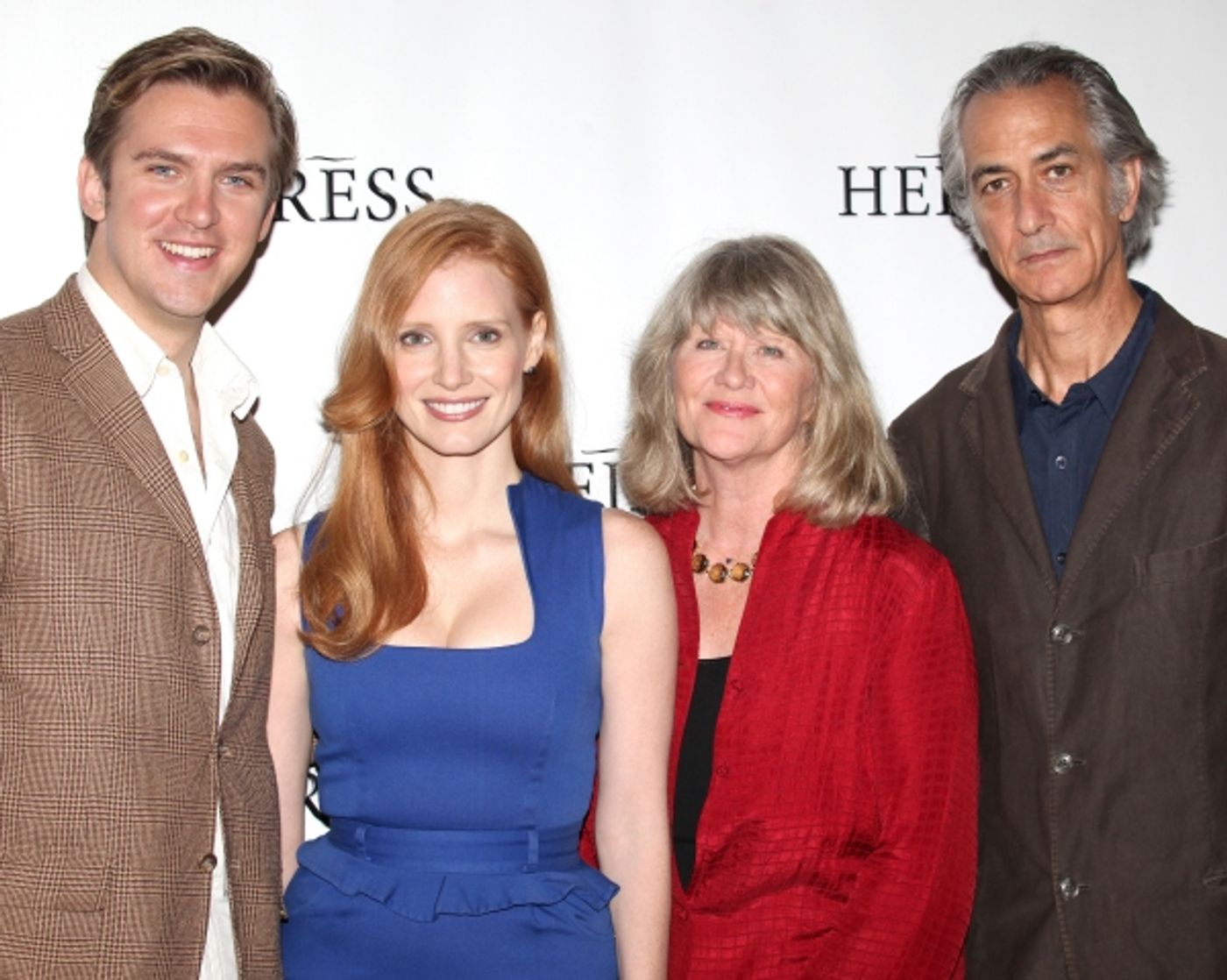 Photo Coverage: Jessica Chastain and THE HEIRESS Cast Meets the Press! Image